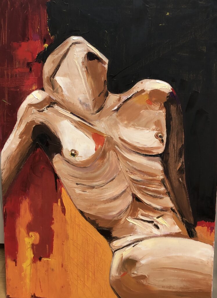 Not hungry – Oil on canvas 80×100