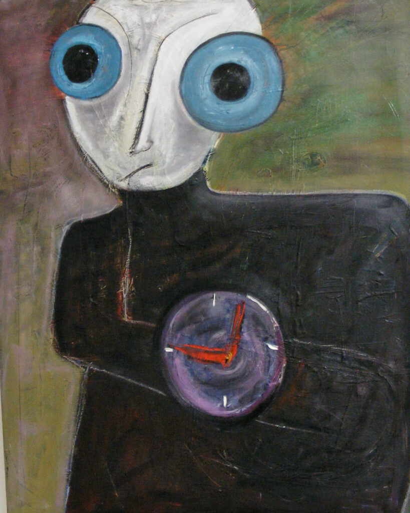 Man With watch – 80×100 Oil on canvas