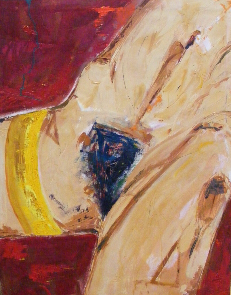 Blue Pussy -oil on canvas 70×90